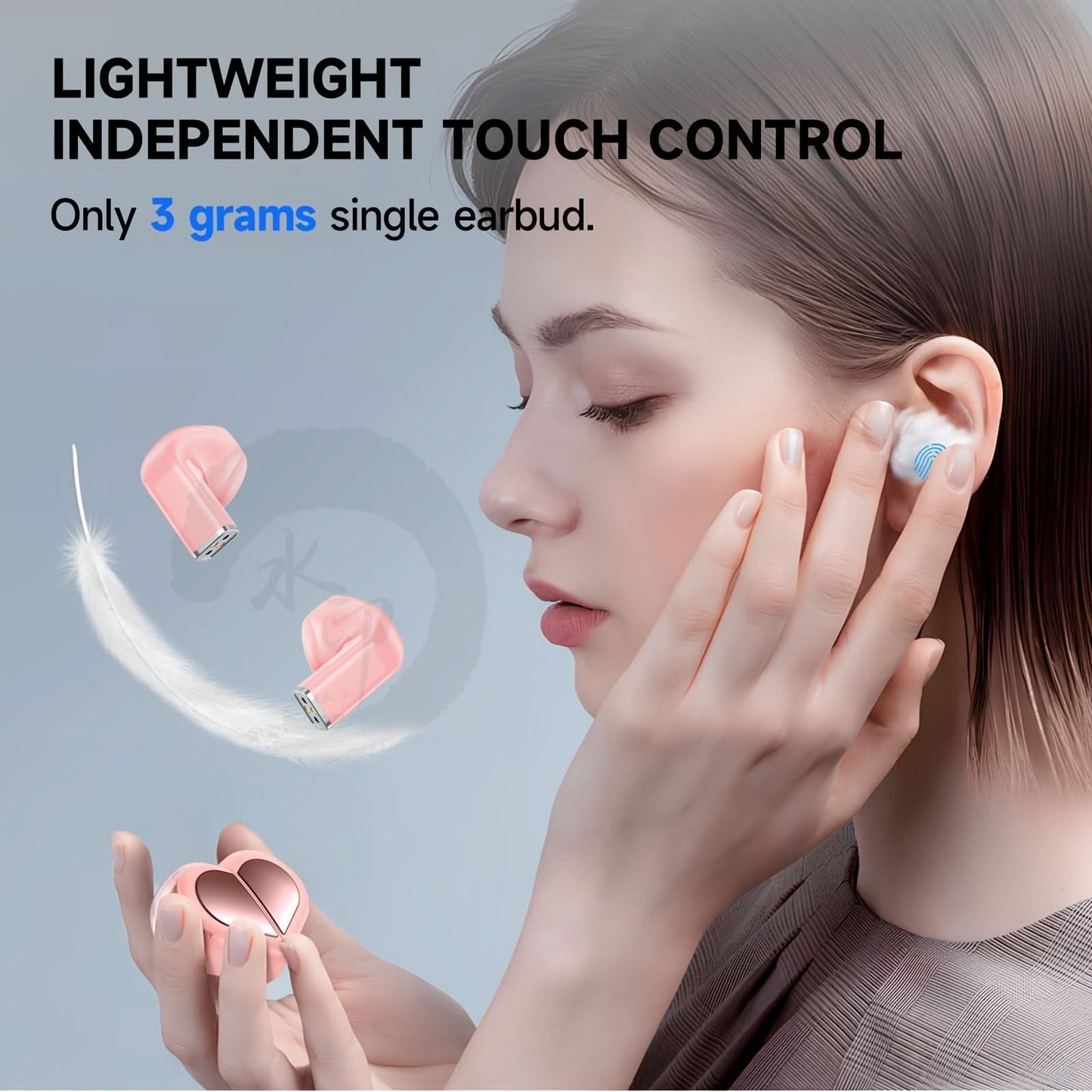 Heart-Shaped Headphones with Ultra-Long Battery Life