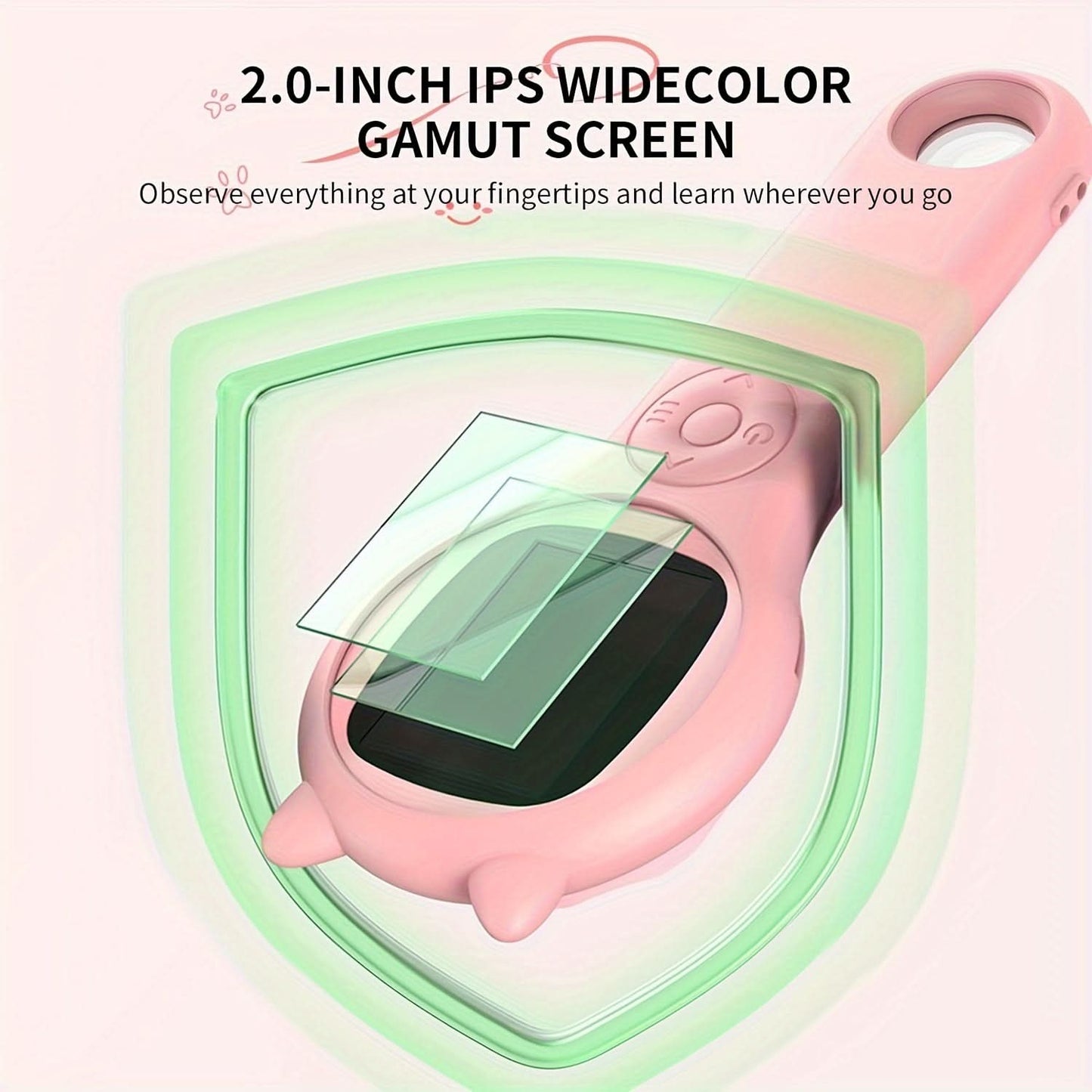 Portable Kids Microscope – 2 Million Pixels Digital Handheld Magnifier