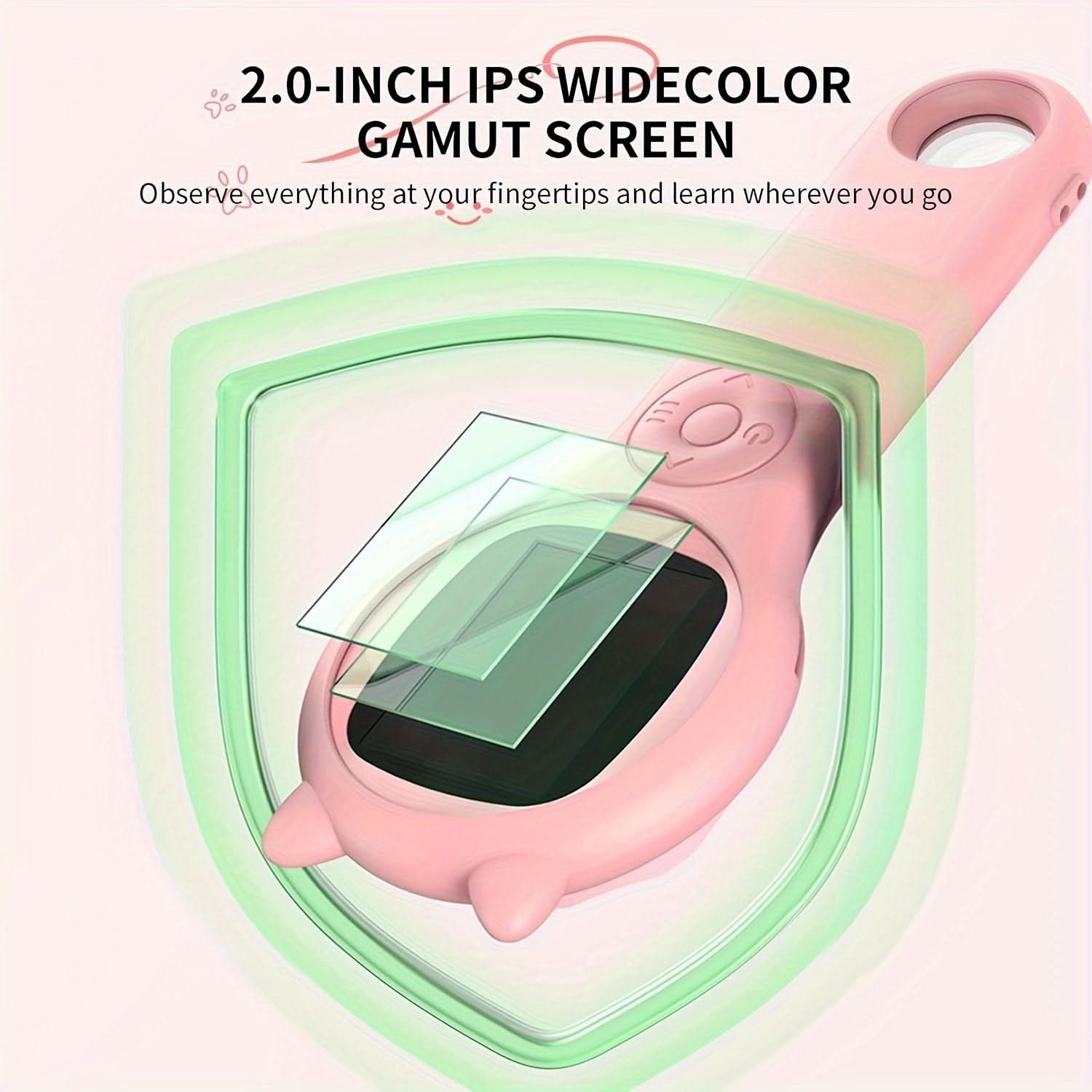 Portable Kids Microscope – 2 Million Pixels Digital Handheld Magnifier