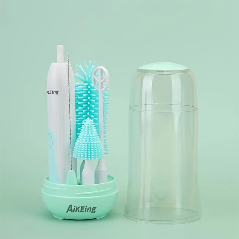 Electric Bottle Brush with UV Sterilization, Multifunctional Cleaning Cup Set