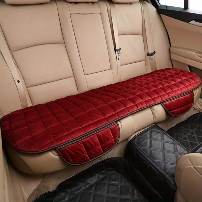 Car Back Seat Cover – Plush Non-Slip Rear Seat Cushion