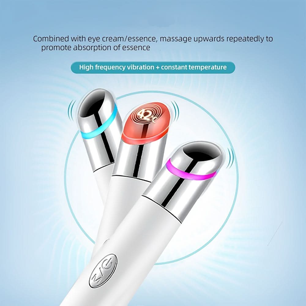 Revitalizing Eye Spa Wand - Rechargeable Heated Vibration Facial Massager