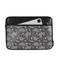 Slim Laptop Sleeve – Lightweight PU Case with Floral Paisley Print (11"-15")