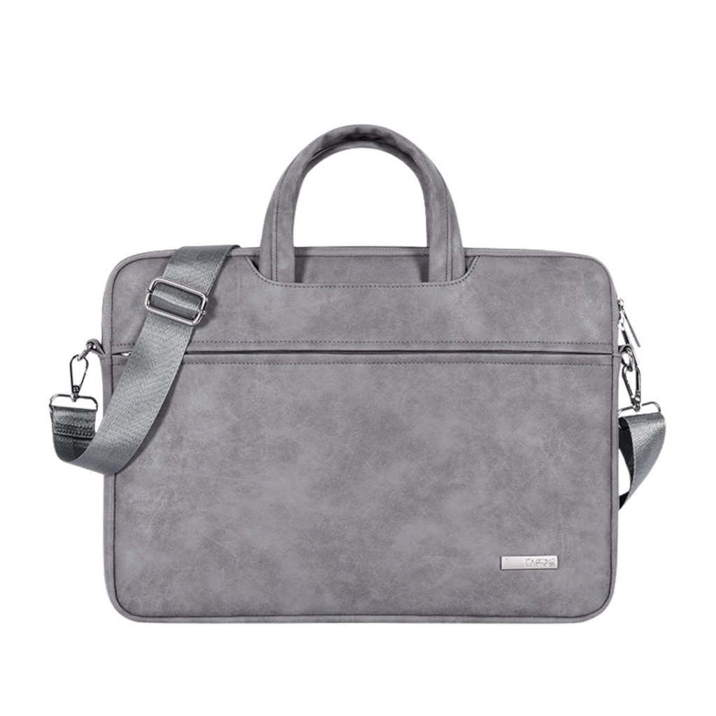 Waterproof PU Laptop Bag 13"–15" – Durable Briefcase with Front Pocket