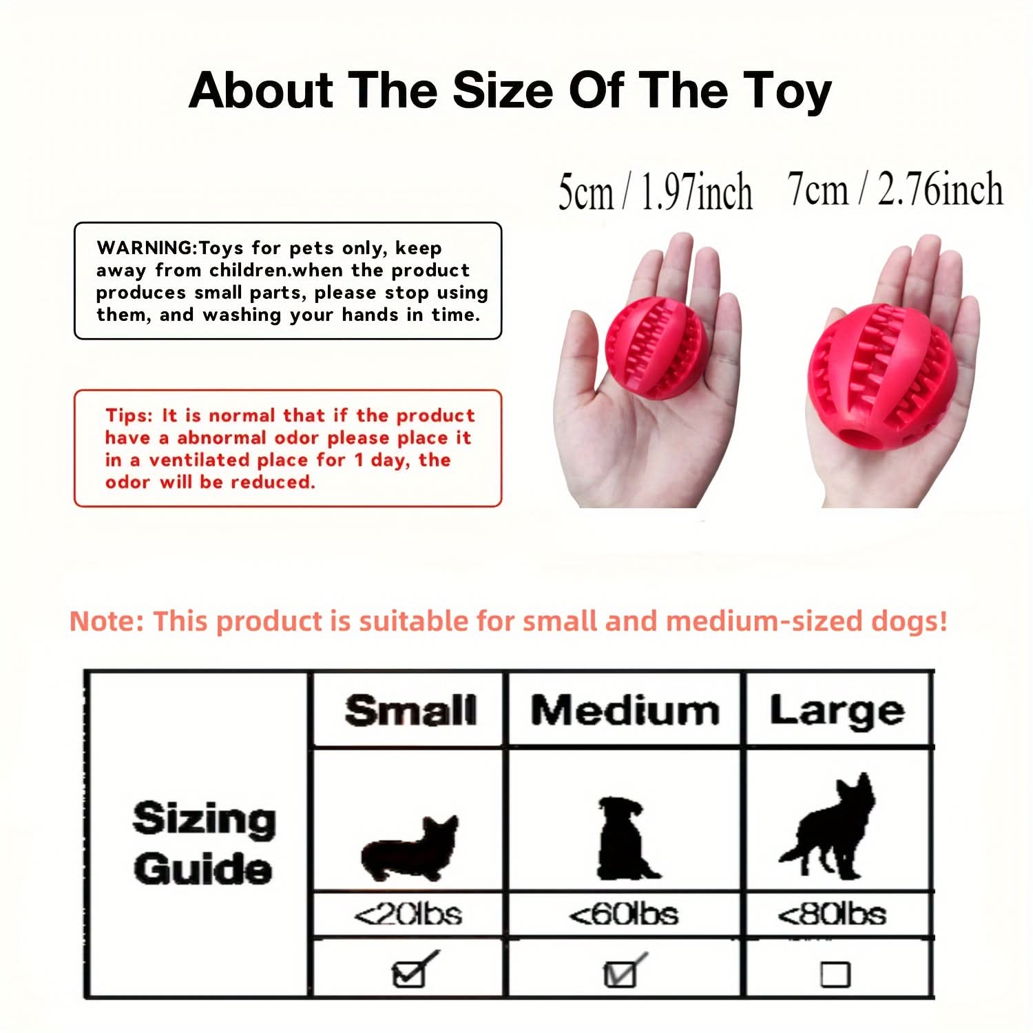 Interactive Rubber Dog Ball Toy – Chew, Dispense, and Clean Teeth