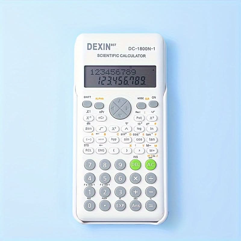 Colorful Scientific Calculator - Multifunctional LCD Display