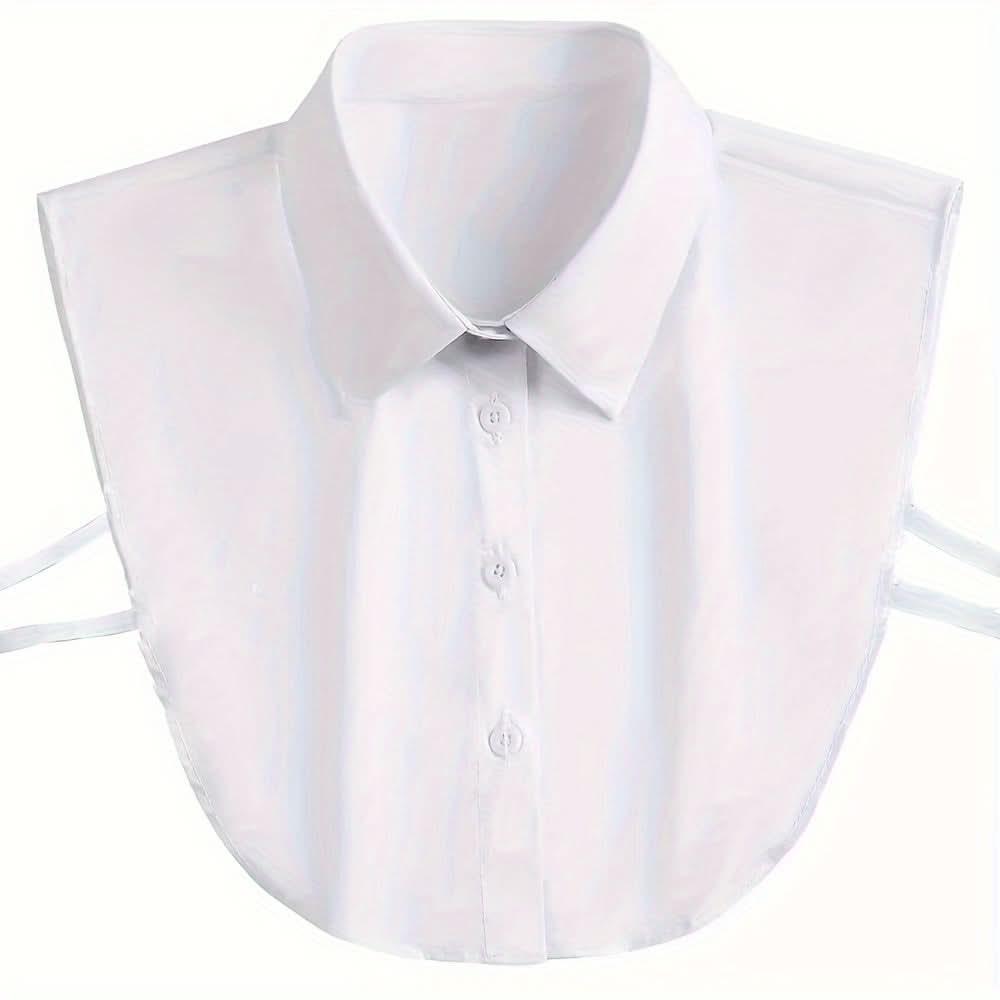 Women's Minimalist Detachable Half-Shirt Collar