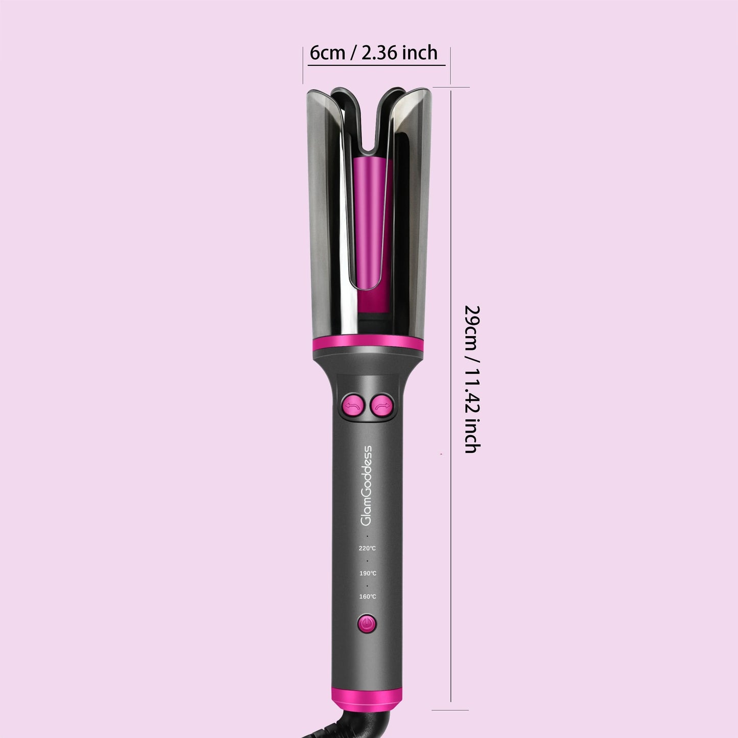 Automatic Curling Iron - Rotating Hair Curler with Anti-Tangle