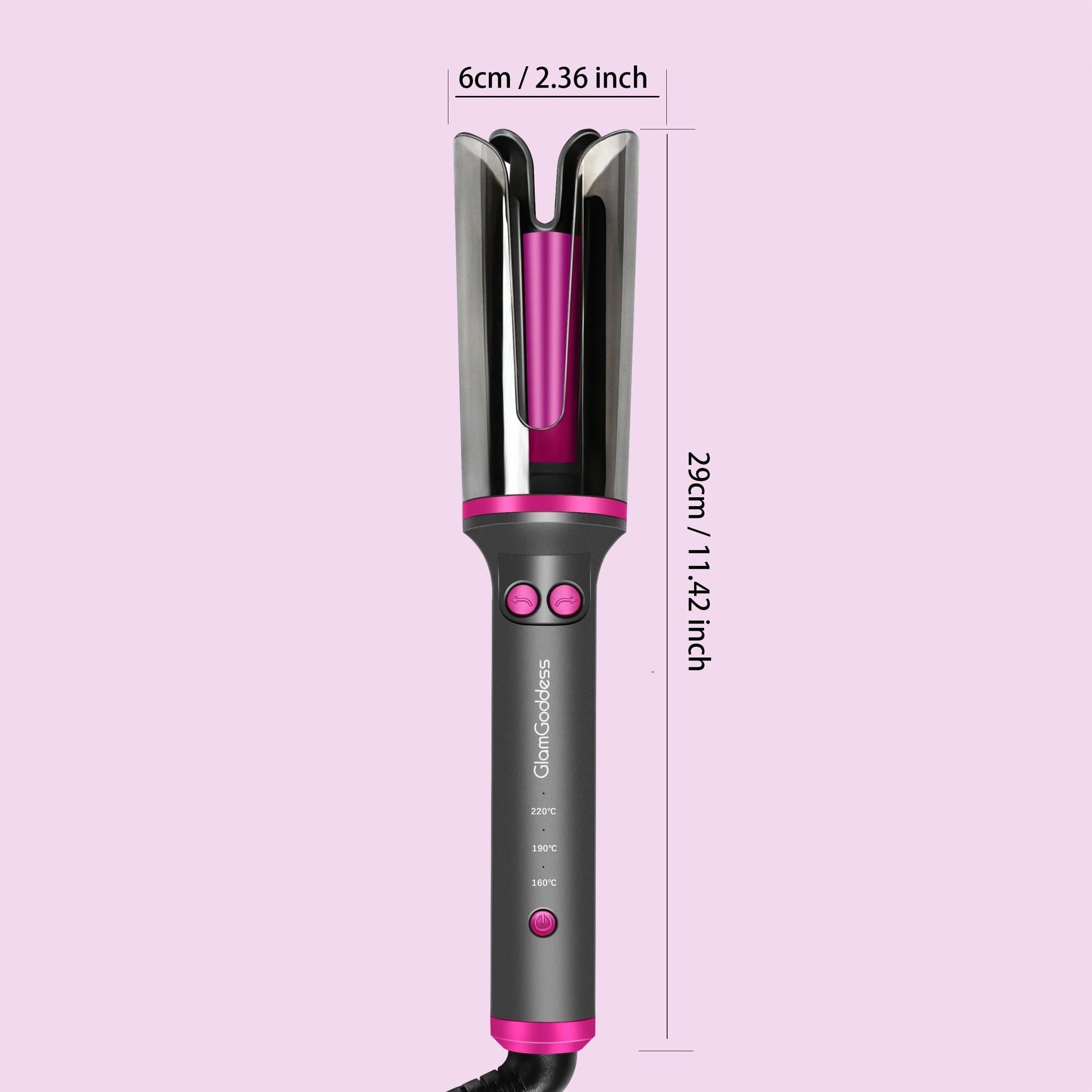 Automatic Curling Iron - Rotating Hair Curler with Anti-Tangle
