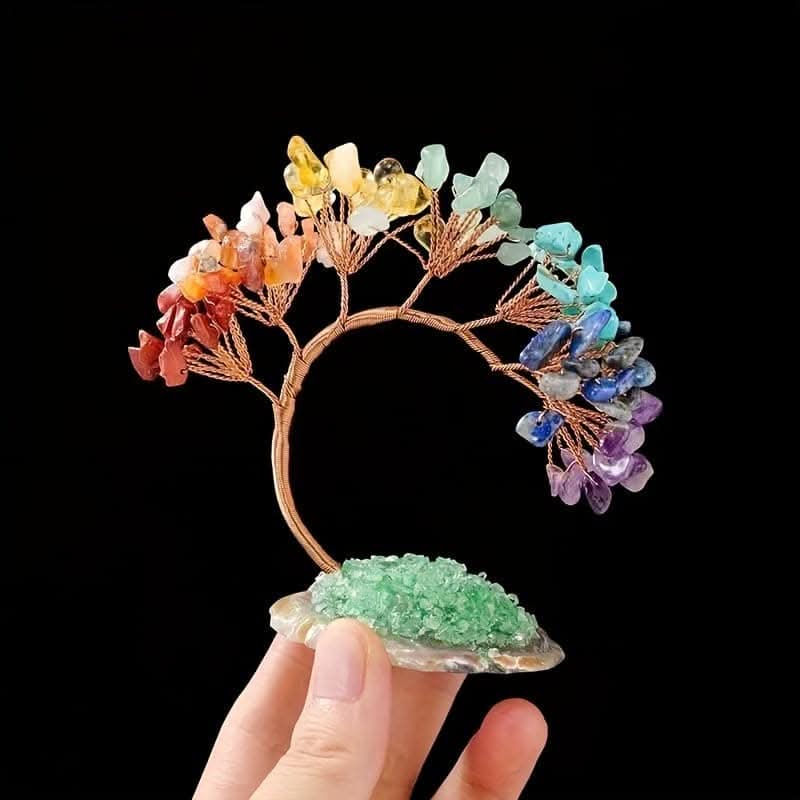 1 pc. 7 Chakra Tree Buddha Statue - Money Tree for Wealth & Luck