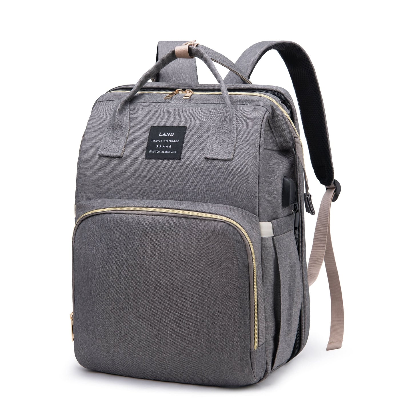 Waterproof Diaper Backpack with Changing Station