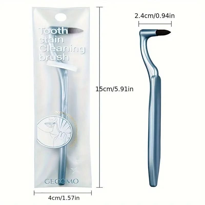 Ergonomic L-Shaped Tooth Stain Cleaning Brush