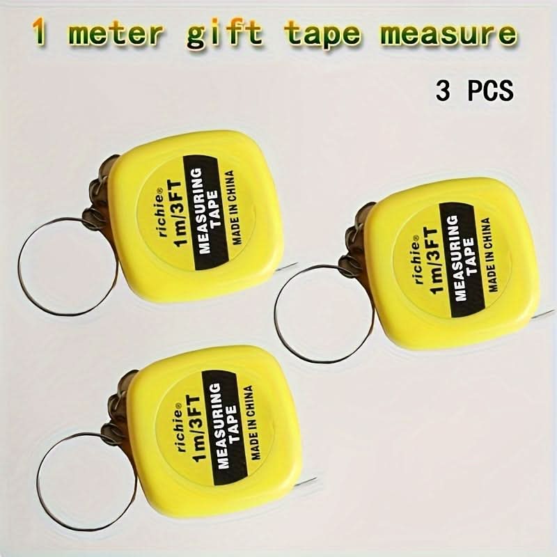 10-pieces Stainless Steel Mini Tape Measures