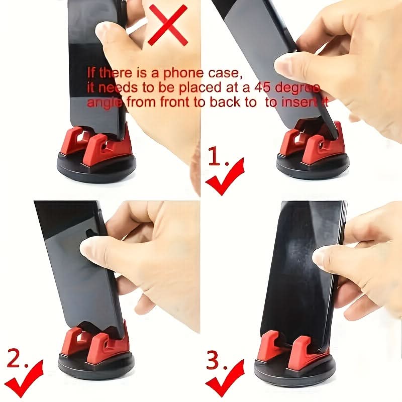 360° Rotatable Car Phone Mount- Non-Slip Dashboard Bracket