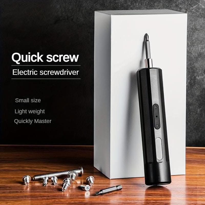 Cordless Electric Screwdriver 3.6V - USB Powered Mini Tool for Home Repairs