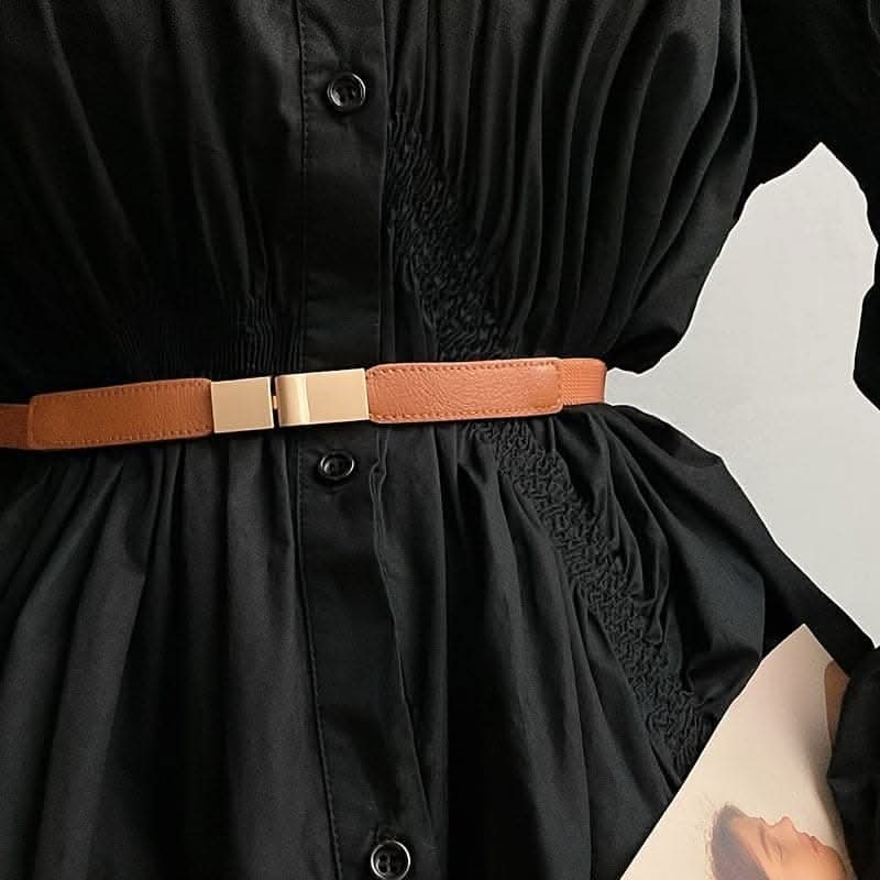 Golden Classic Stretch Waistband Cinch Belt