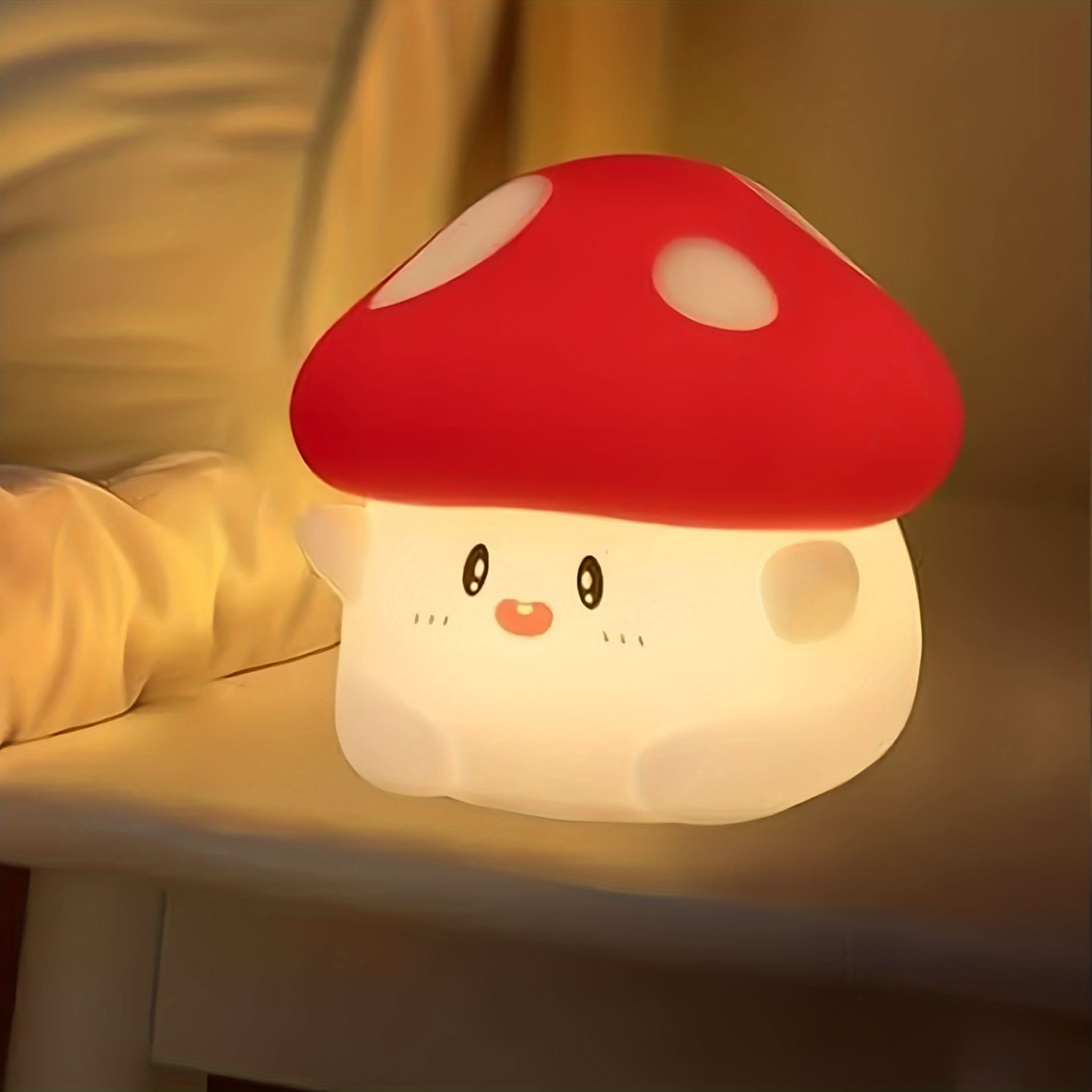 Rechargeable Mushroom LED Night Light