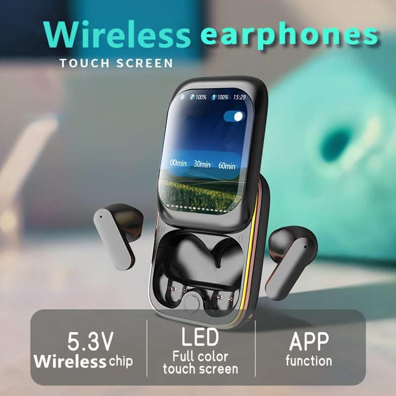 1 Pc Wireless Earbuds with Touch Control, Noise Cancellation