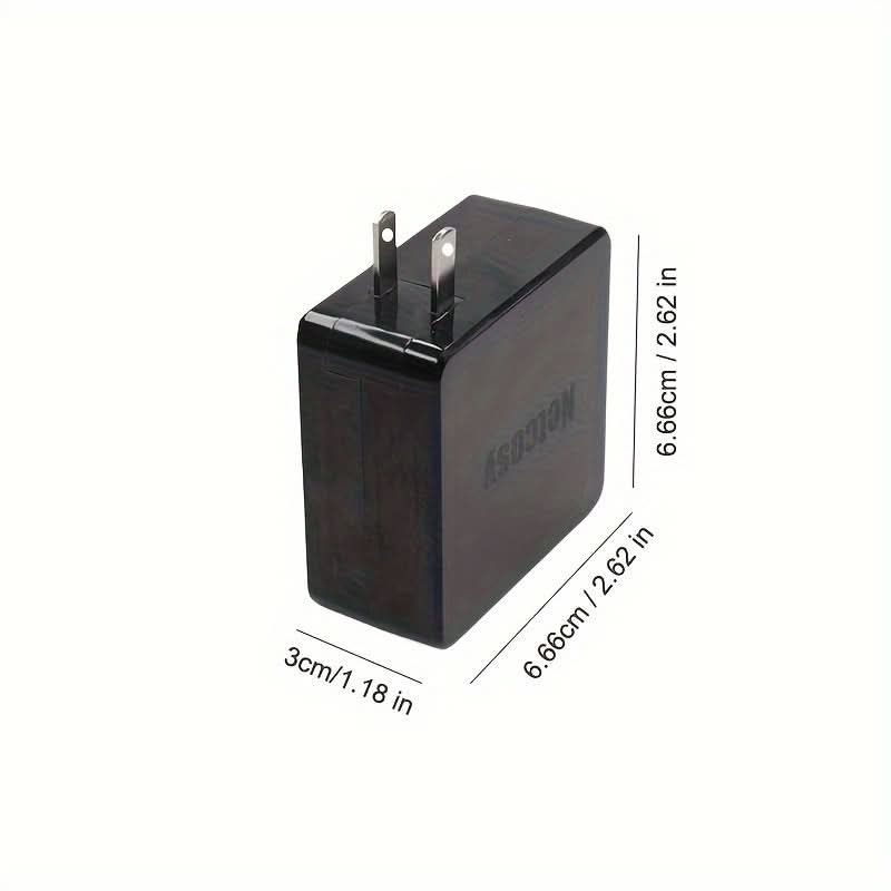 65W PD USB-C Fast Charger - Universal, Dual Voltage, US & EU Plugs