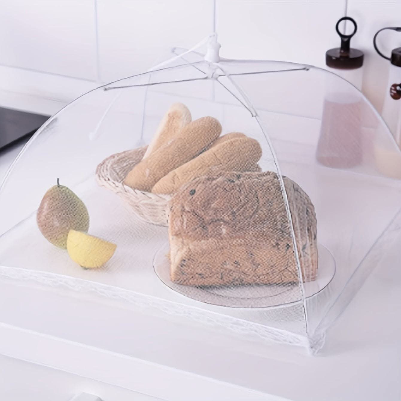 Foldable White Rice Cover – Waterproof, Fly-Proof