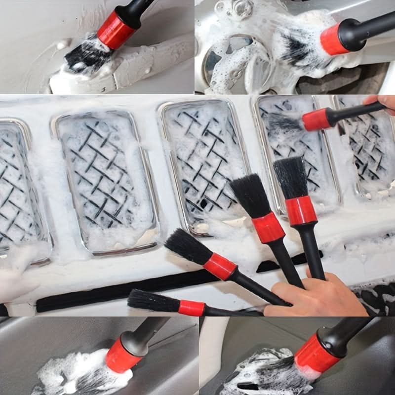 14-Piece Car Interior Cleaning Kit – Double-Sided Sponge Brush