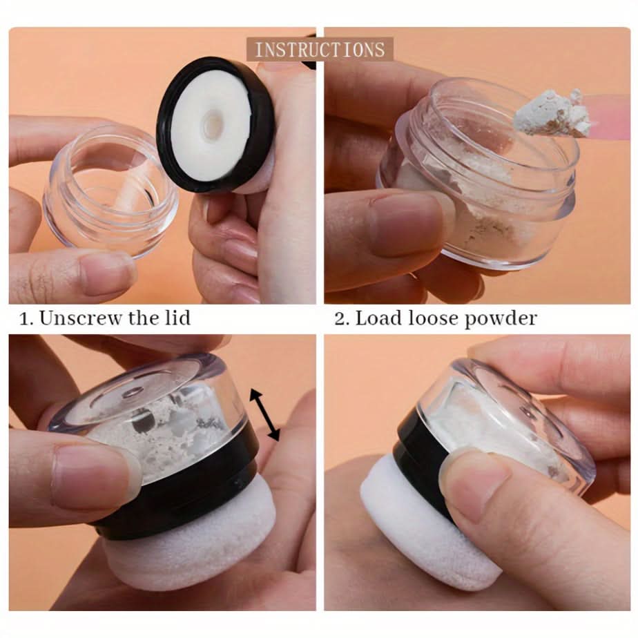 Mini Portable Powder Case with Mirror