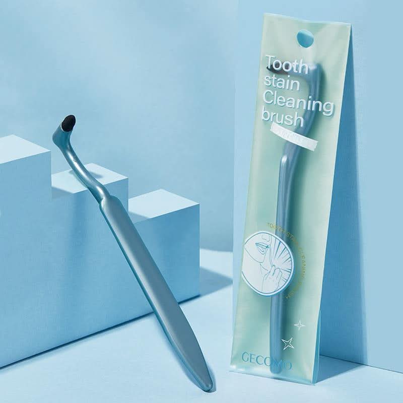 Ergonomic L-Shaped Tooth Stain Cleaning Brush