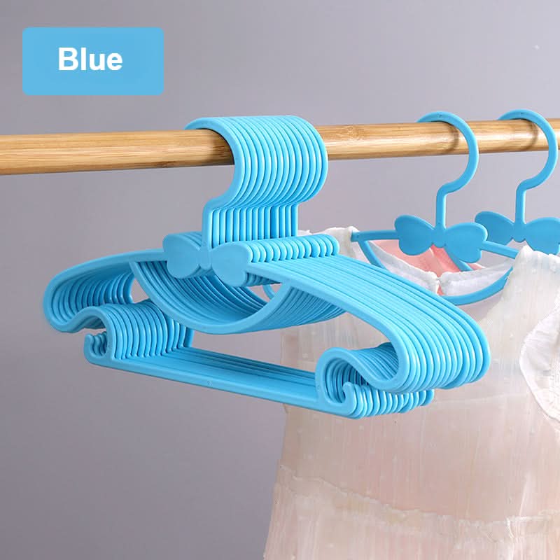 50pcs Colorful Plastic Kids' Clothes Hangers