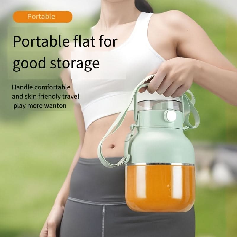 Portable Electric Juice Cup – 800ml USB Rechargeable Juicer Blender