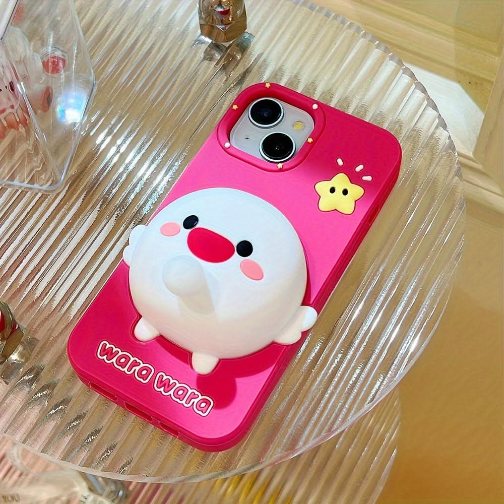 3D Bubble Bird Fun iPhone Case