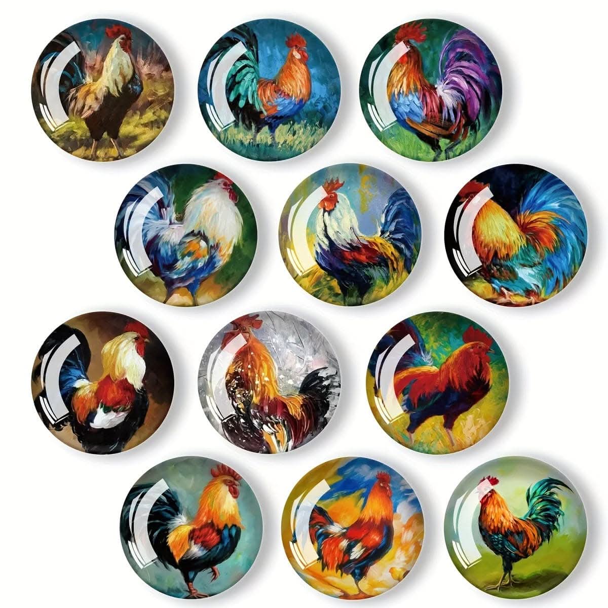 12pcs Cute and Strong Refrigerator Magnets