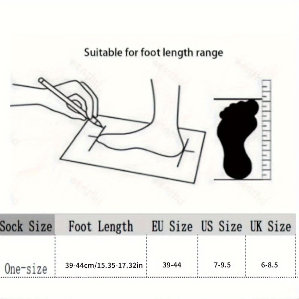 5 Pairs Thermal Hiking Socks - Moisture-Wicking