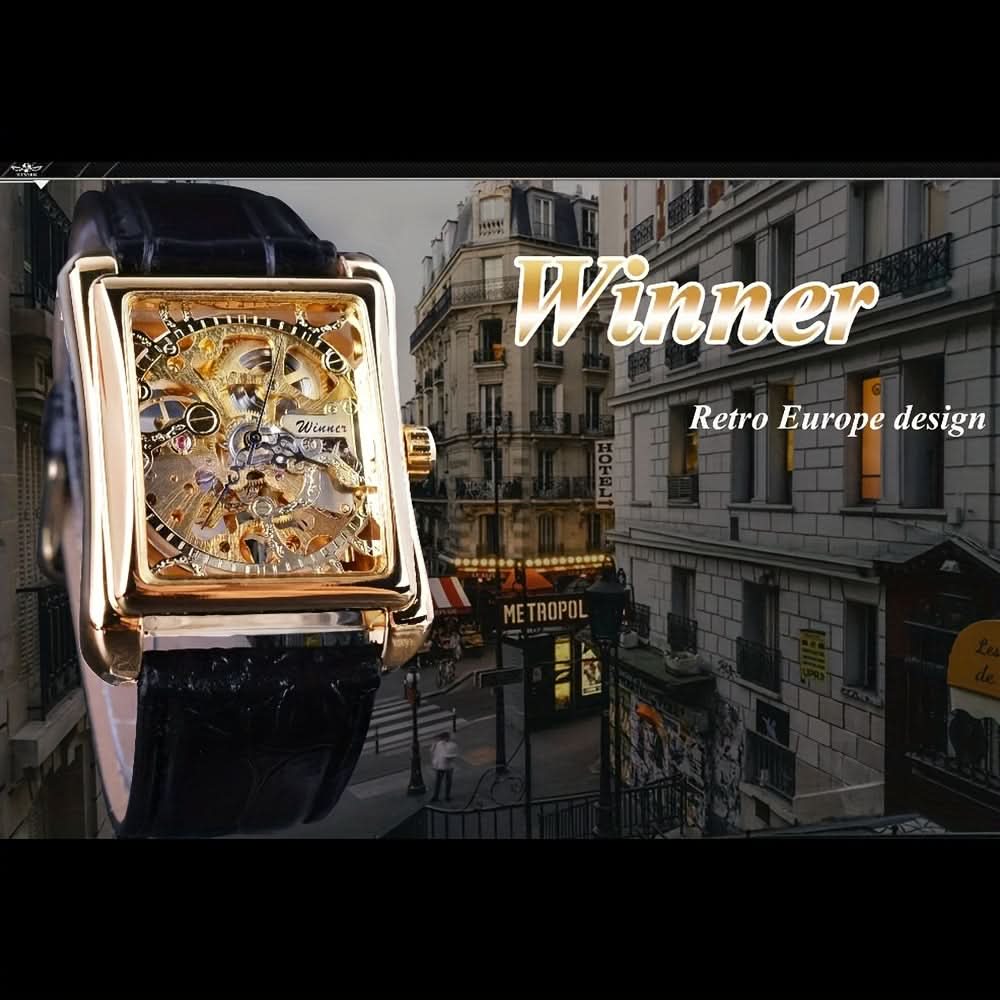 Men’s Luxury Skeleton Mechanical Watch
