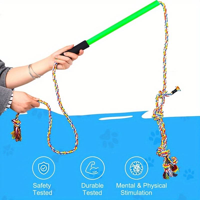 Sparkle Paws Dog Flirt Pole – Interactive Toy