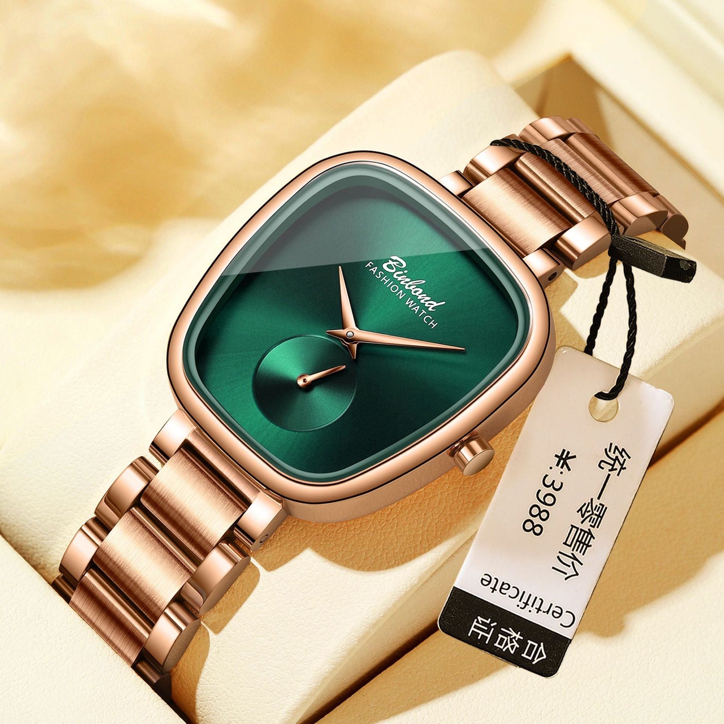 Binbond Waterproof Stainless Steel Quartz Watch for women & Girls
