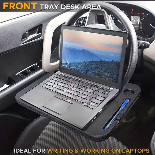 Multifunctional Car Steering Wheel Tray – Portable