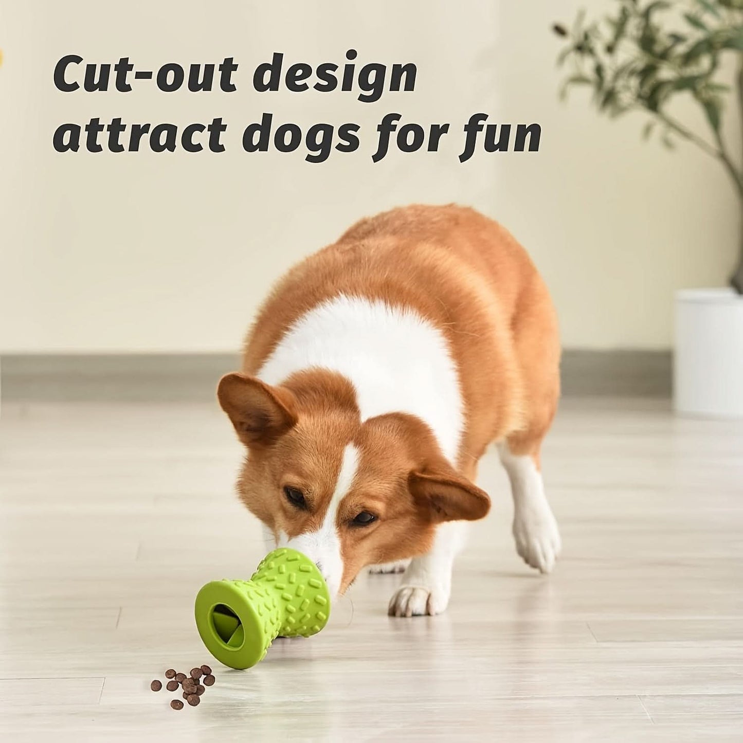 Interactive Dog Puzzle Toy – Treat Dispenser