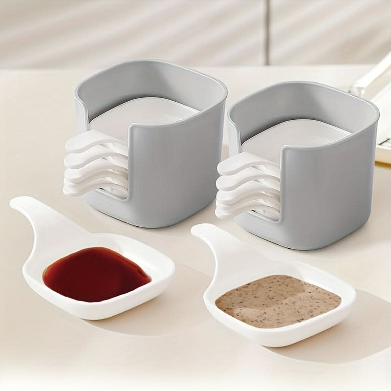 7-Piece Plastic Dipping Sauce Dish Set
