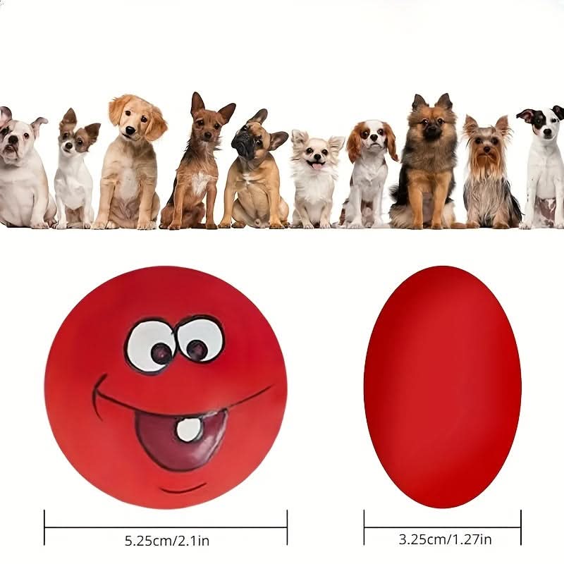 6-Pack Interactive Squeaky Dog Ball Toys