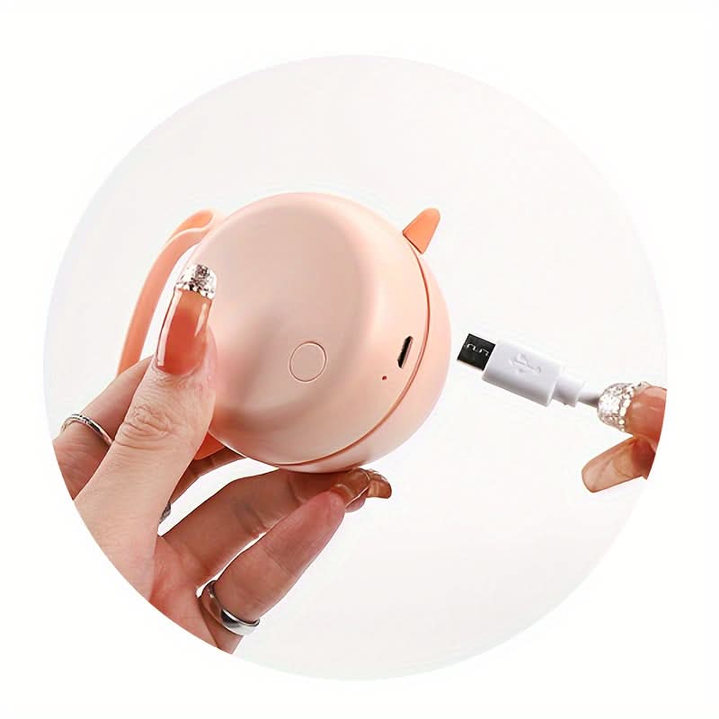 Cute Cartoon USB Desktop & Neck Fan – Portable Small Fan
