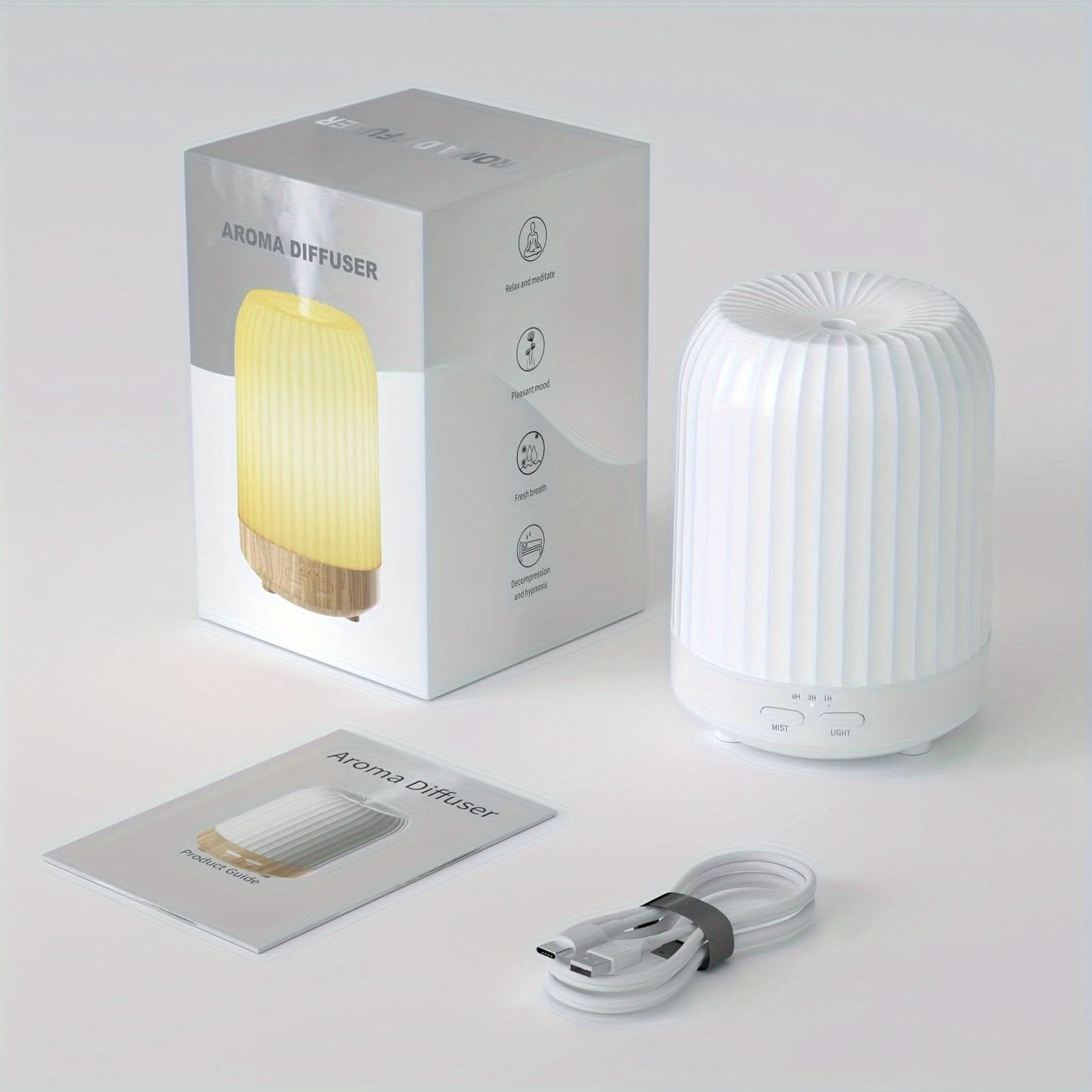 Ultrasonic Aroma Diffuser with LED Light