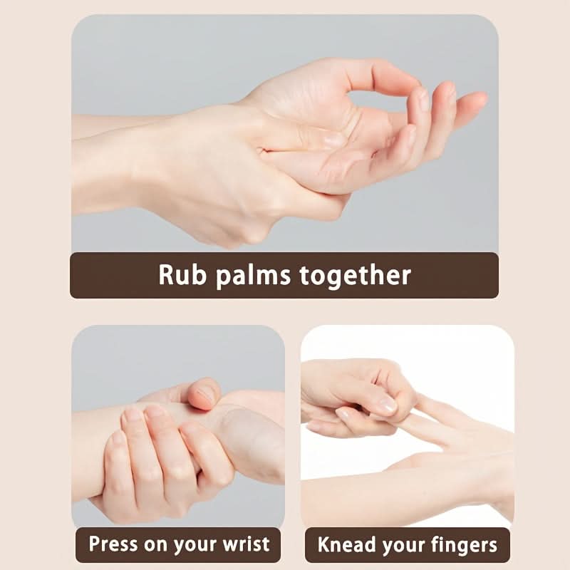 Smart Wireless Hand Massager with 5 Intensity Levels - Portable Kneading Massager