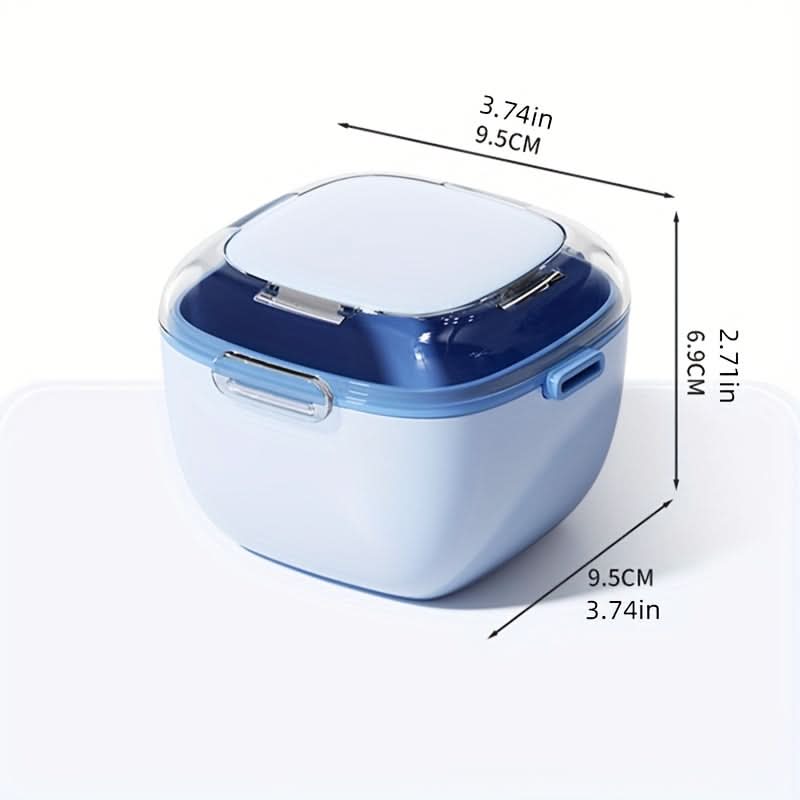 Ortho Care Double-Layer Retainer & Denture Storage Case – Portable Oral Organizer