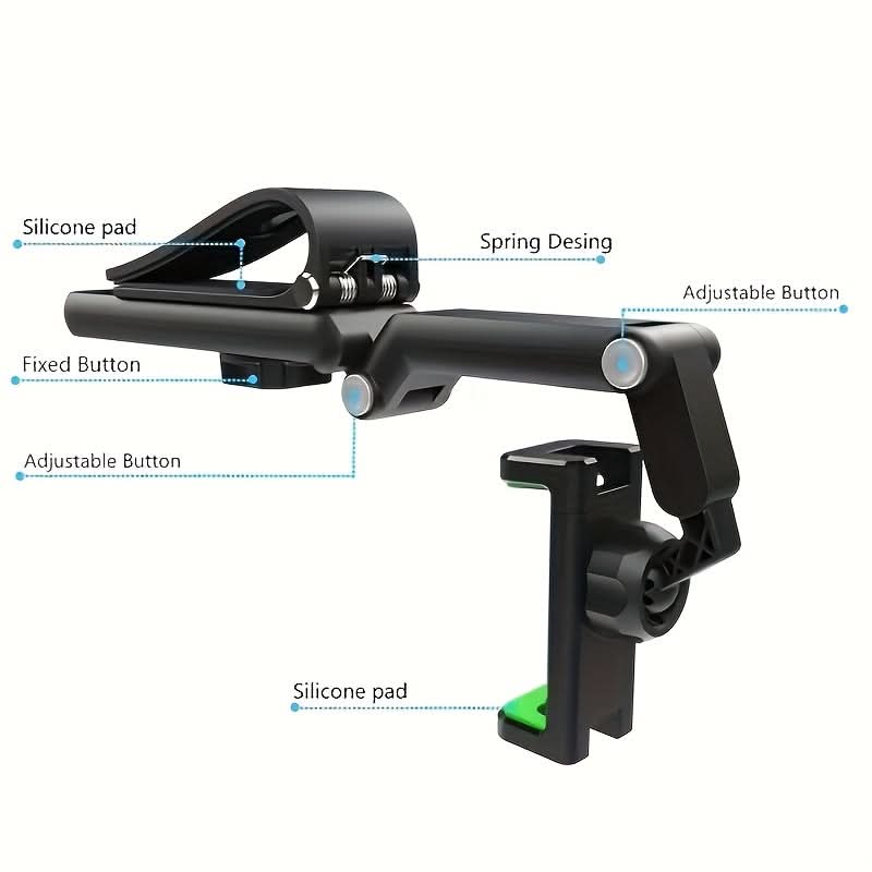 360° Rotatable Car Sun Visor Phone Holder – Multi-Functional iPhone & Smartphone Mount