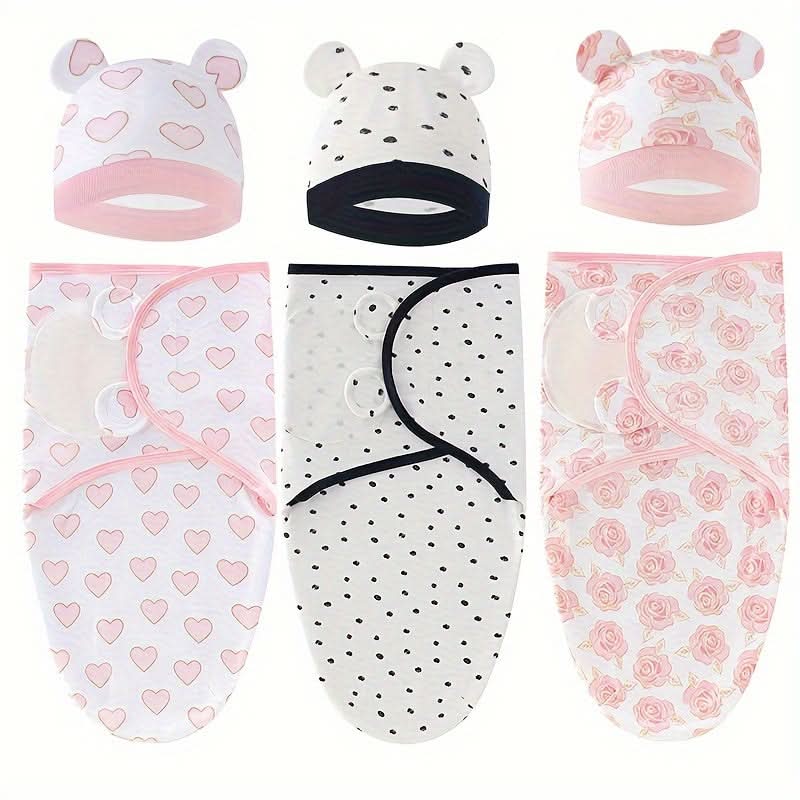 Adjustable Baby Swaddle Sleeping Bag - 0-6 Months