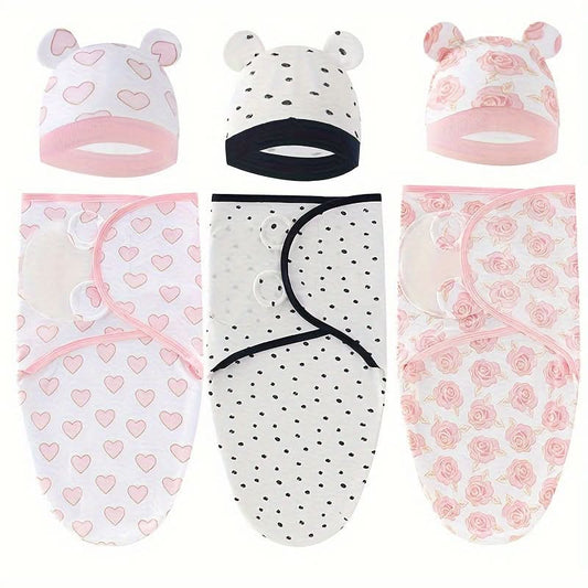 Adjustable Baby Swaddle Sleeping Bag - 0-6 Months