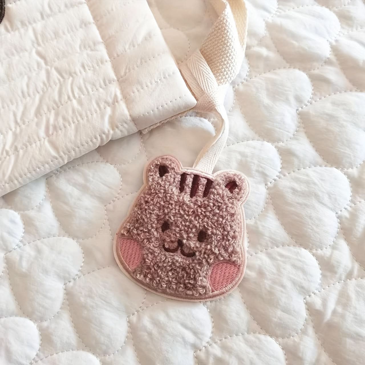 Adorable Bear Backpack Charm, Cute Keychain Accessory for School & Play