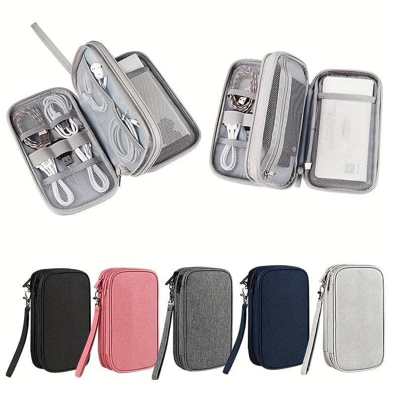 Compact Gadget Organizer Bag for Travel