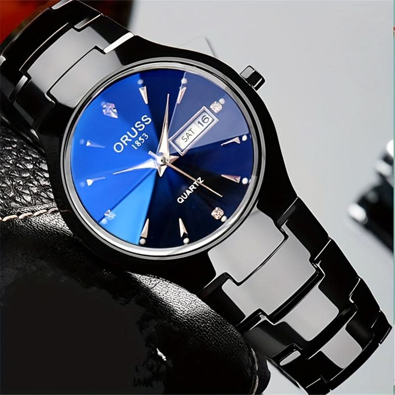 Ruggedly Stylish Gentleman’s Watch – Waterproof with Calendar Display