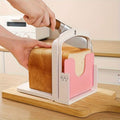No-Power Semi-Automatic Bread Slicer – Easy Slice Toast Cutter